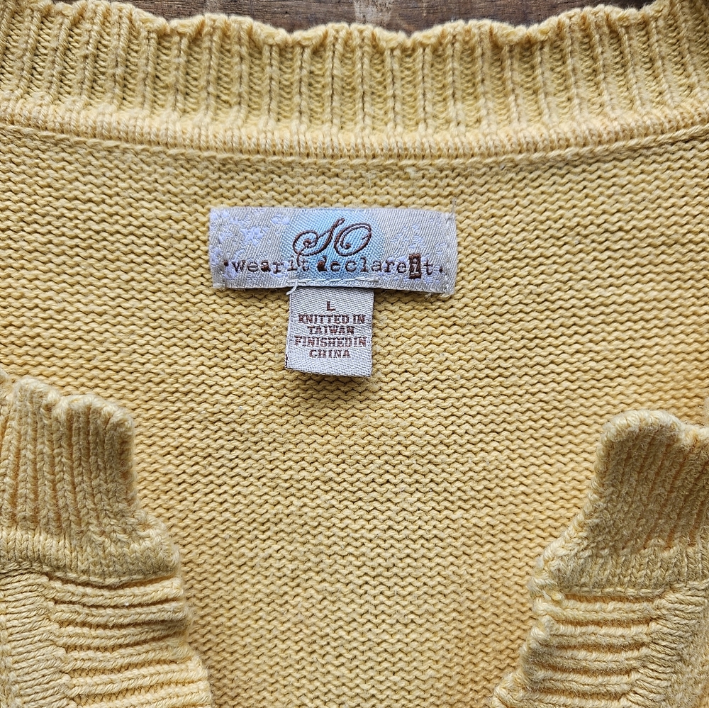 🏵Vintage y2k Crop Sweater🏵 - Picture 3 of 4